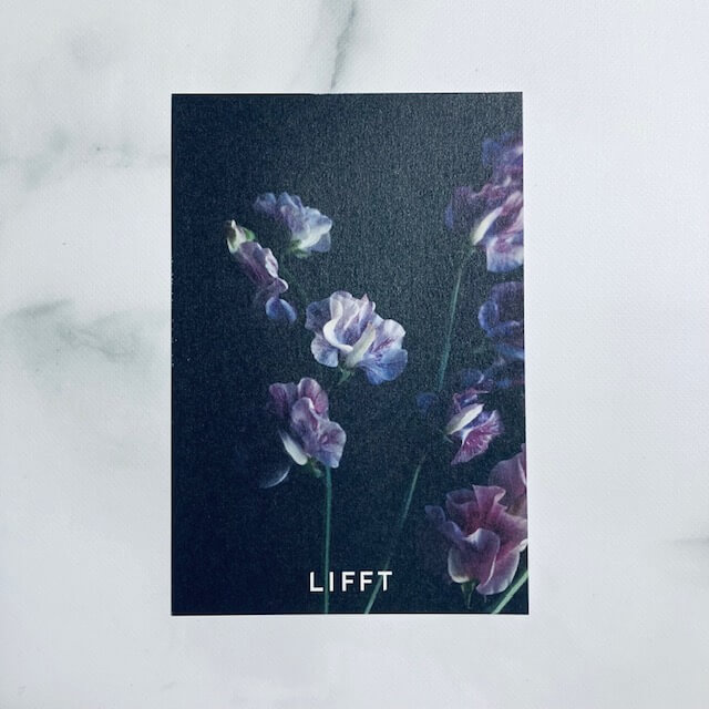 LIFFT（リフト）定期便ライトプラン ポストカード　表面